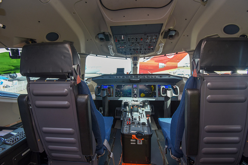 MRJ 3号機のコクピット