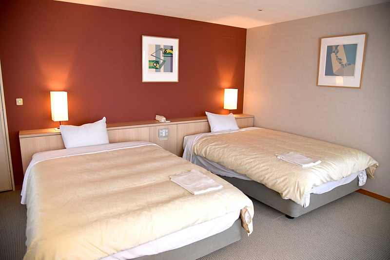 寝室は静かな空間でぐっすりと眠れる環境