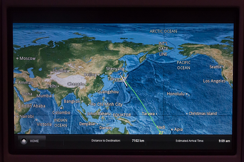 目的地までは約7000km。長距離フライトの始まりだ