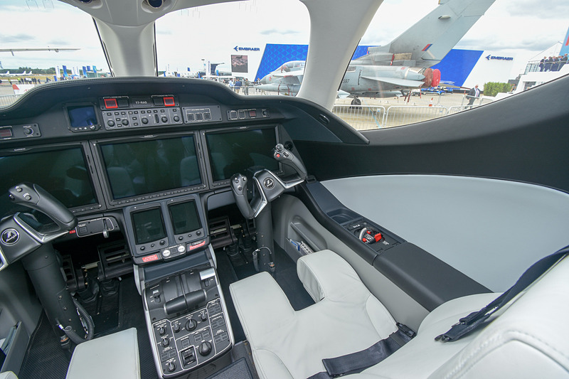 HondaJetのコクピット