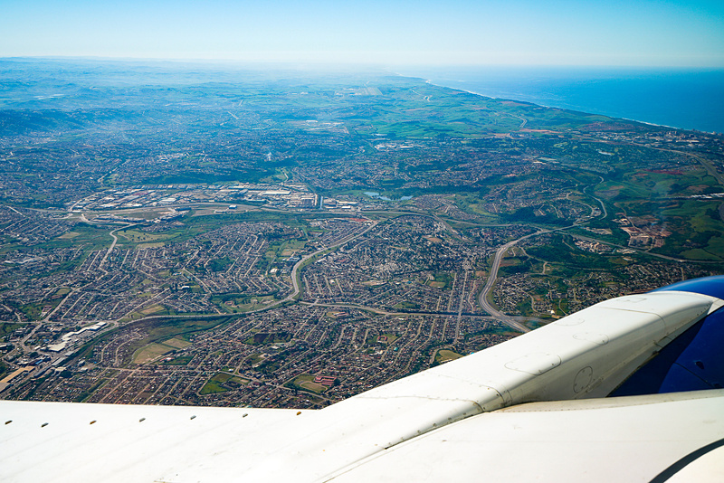 ダーバンの街が近くなりインド洋が見えてきた