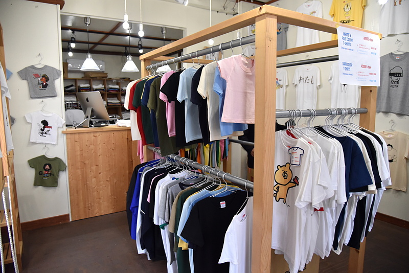 Tシャツ専門店でチームTなどのオリジナルが作れる