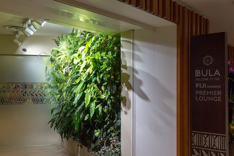 新設されたフィジー・エアウェイズのプレミアラウンジ