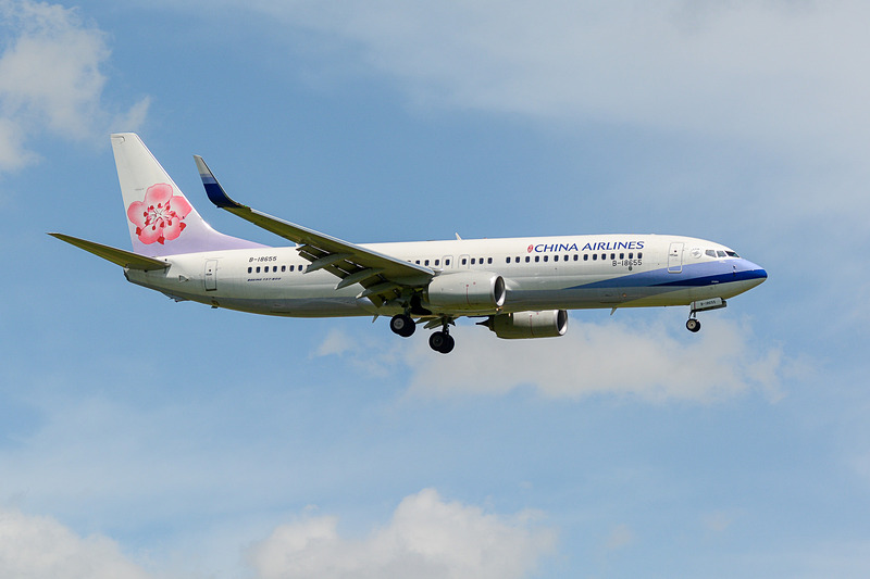 チャイナエアラインのボーイング 737-800型機