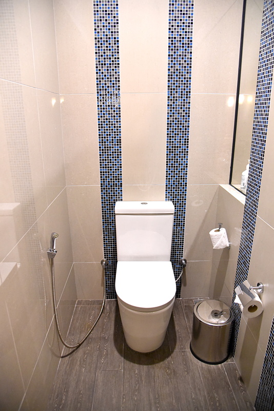 トイレも広めでリラックスできる作り