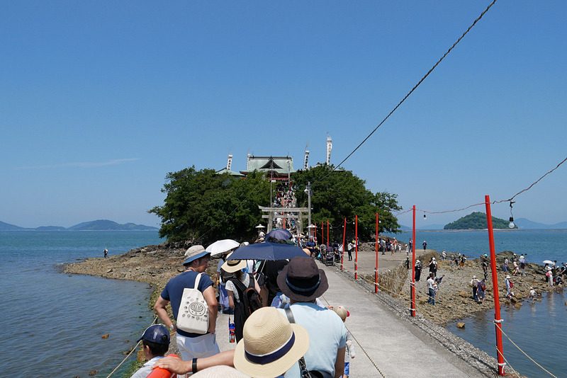 10分ほどかけて津島に到達