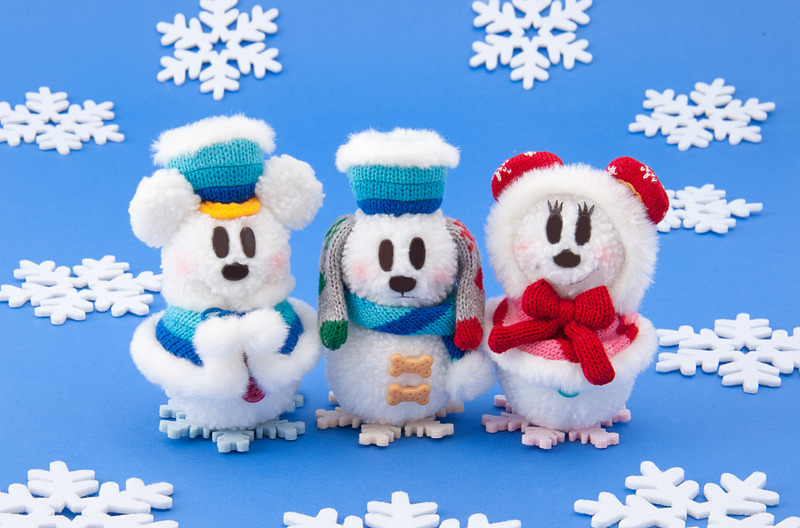 ぬいぐるみバッジ（各1500円/両パーク共通）