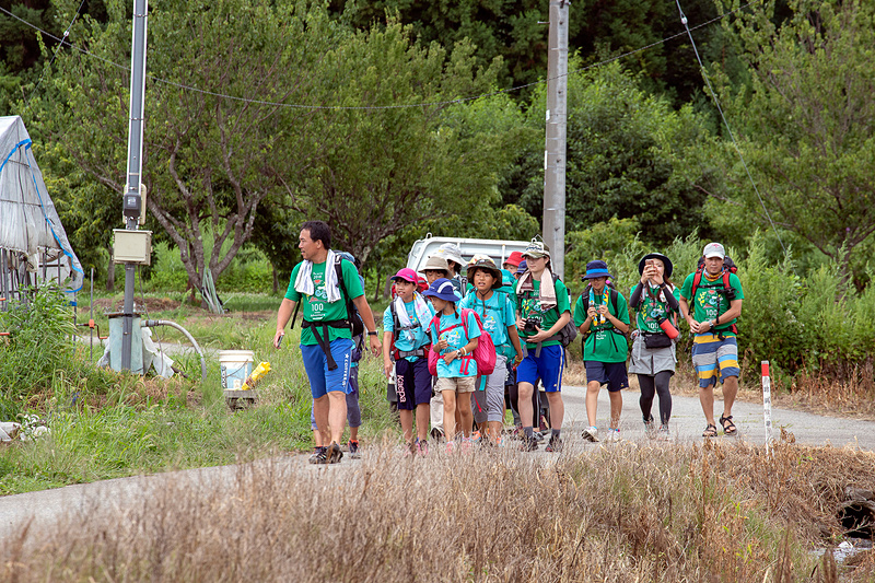 農道や裏道を通り、その地域の雰囲気を味わう