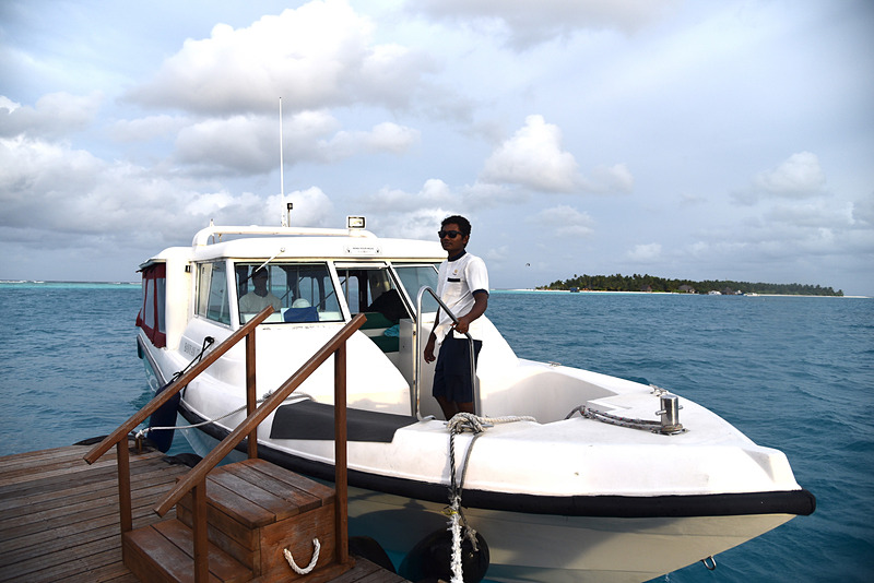 リゾートからスピードボートも駆けつけていた