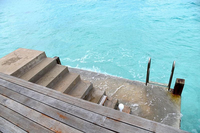 ハウスリーフへそのままエントリーできるデッキも用意