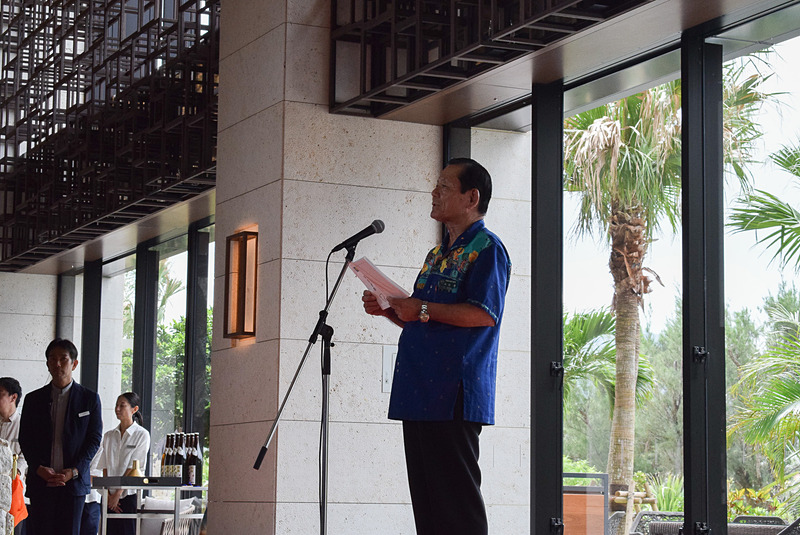 恩納村議会 議長 仲田豊氏