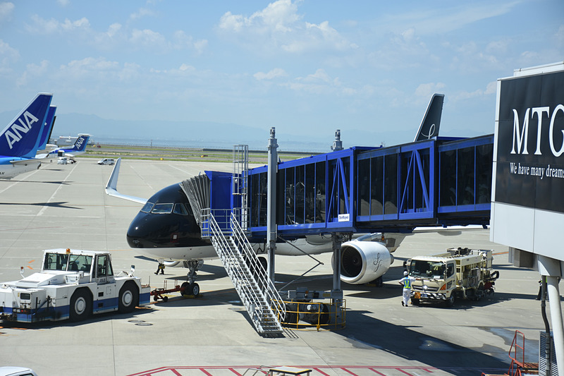 11時37分、セントレアに到着した