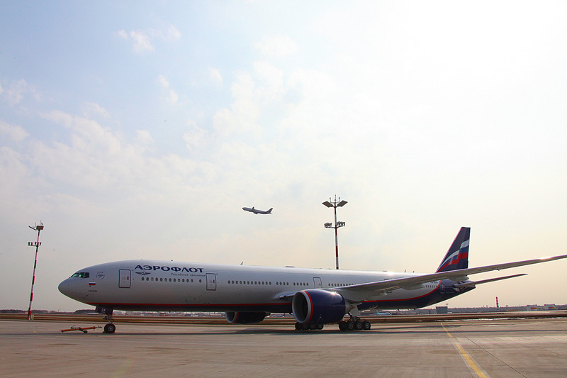 アエロフロートのボーイング 777-300ER型機