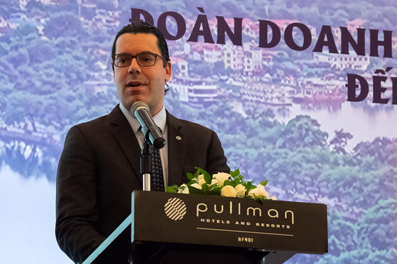 Pullman Hanoi General Manager サイモン・リンドリスバッハ（Simon Rindlisbacher）氏