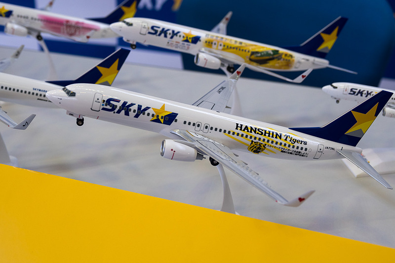 2016年5月に阪神タイガースとコラボして就航した「タイガースジェット」