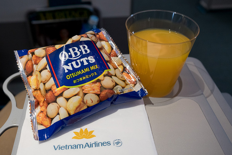 往路で提供されたスナック