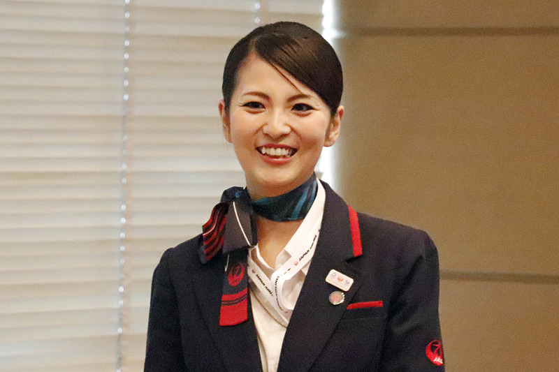 グランドスタッフを代表して参加した株式会社 JALスカイ 羽田事業所空港オペレーション第2部 国内パッセンジャーサービス 第1グループ第2ユニット 小椋麻里氏