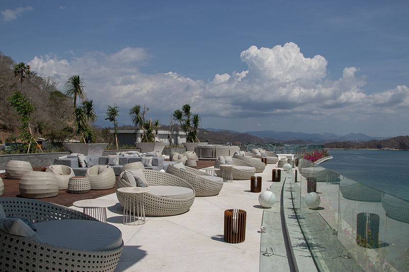 ホテルの最上階からの眺め