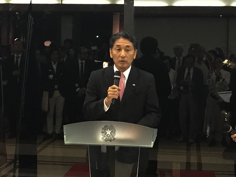 JATA 副会長であり、株式会社日本旅行 代表取締役社長でもある堀坂明弘氏がオープニングのあいさつ