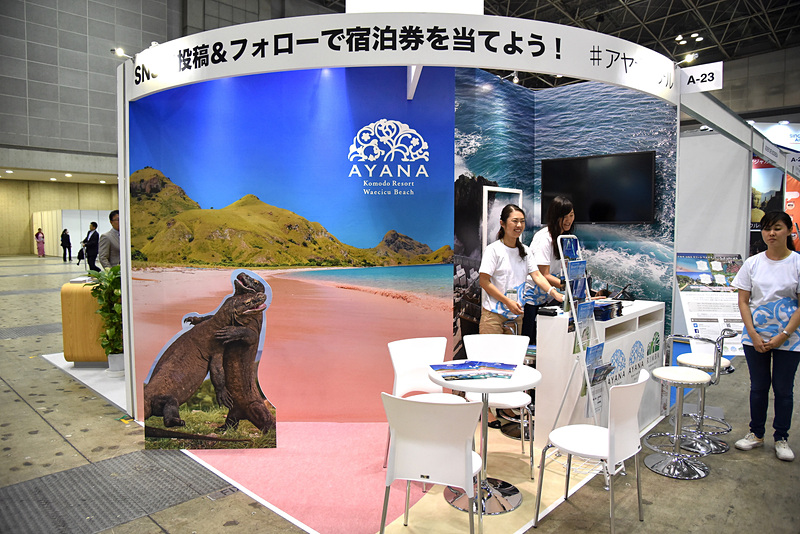 「アヤナ リゾート&スパ バリ×リンバ ジンバラン バリ by アヤナ」のブース