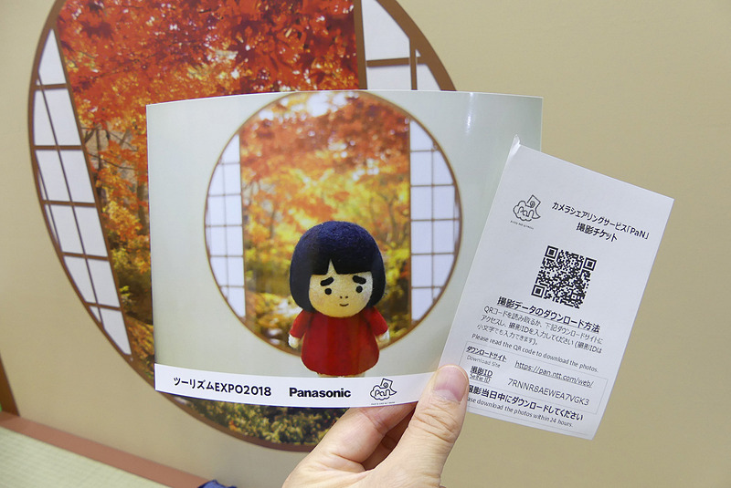 その場でプリントもしてもらえる！