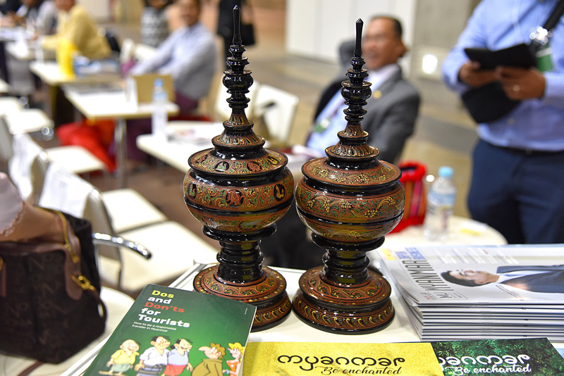 竹と漆を使用したミャンマーの漆芸