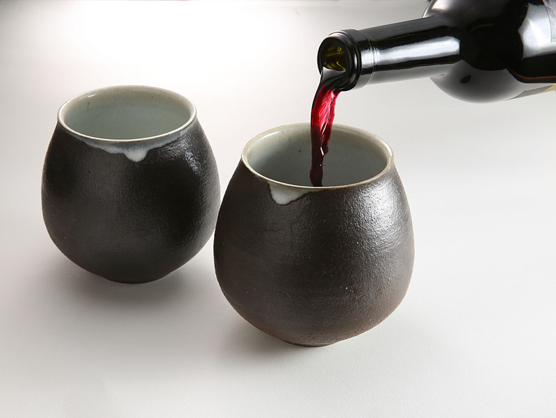 参加者にはお土産として上野焼の葡萄酒杯が用意されていた（写真提供：福智町）