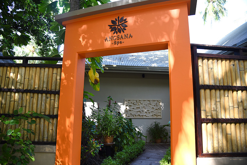 「ANGSANA SPA」のエントランス