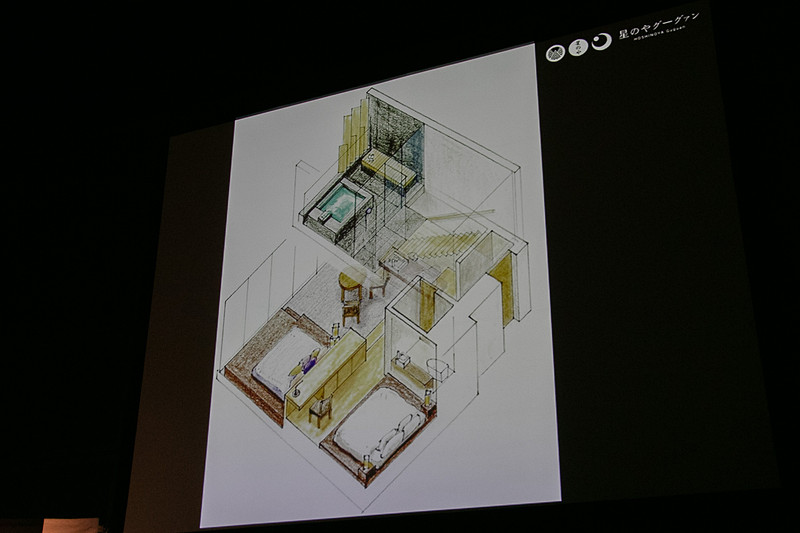 客室はメゾネットタイプ