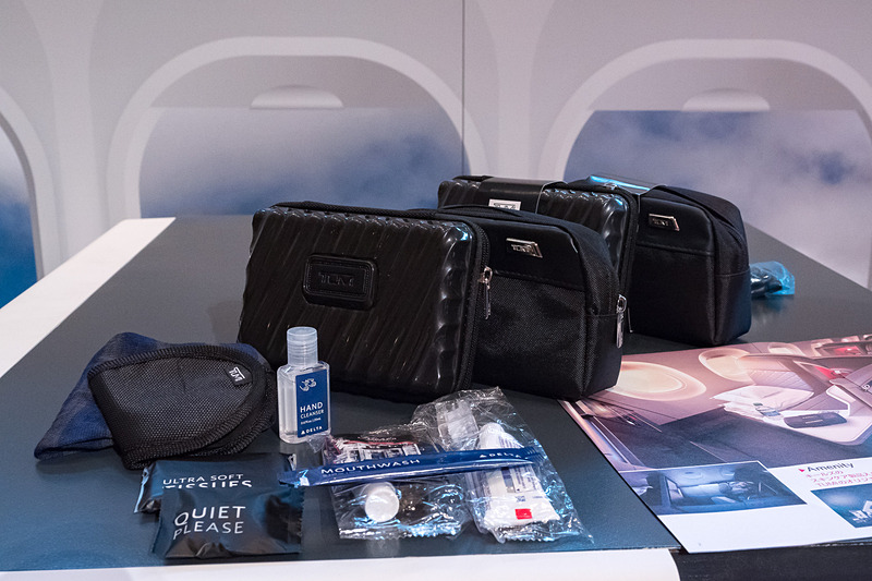 アメニティはTUMIとコラボ