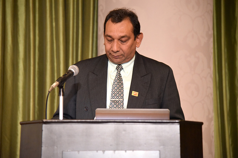 環境開発・キリスト教省副大臣ランジー・アルハイレ氏もセミナーの冒頭であいさつ