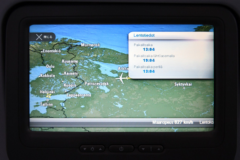 ルートマップ。ちなみにこのモニターは爪でタッチするほうが反応がよい