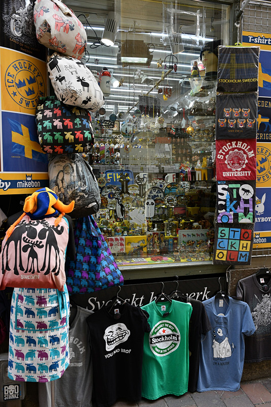 いわゆるスウェーデン土産のお店