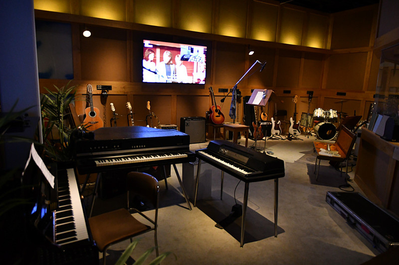 POLAR MUSIC STUDIOを再現したエリア