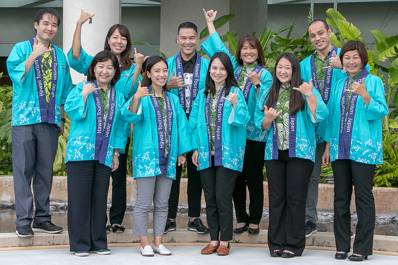 ハワイ州観光局（HTJ：Hawaii Tourism Japan）のスタッフ