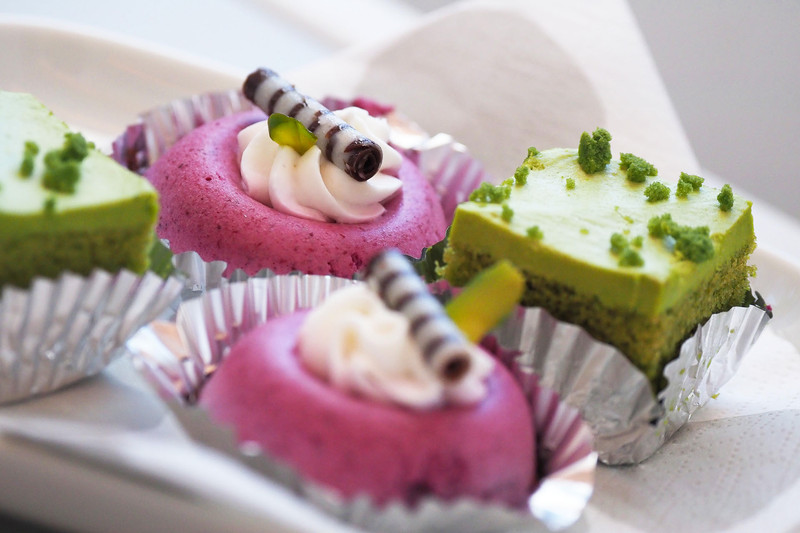 ラズベリーのケーキ