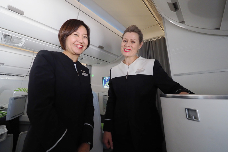 フィンエアーでは日本とヘルシンキを結ぶ便には必ず日本人のCAさんが乗務しています