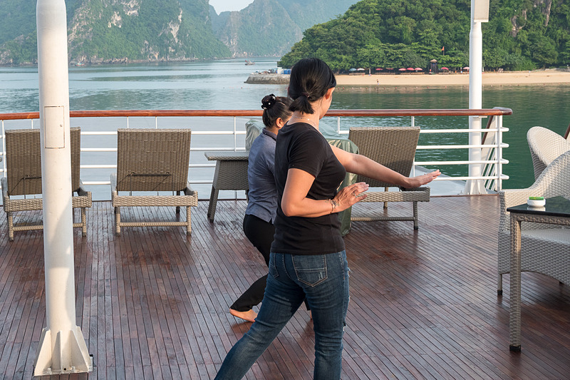 朝一番の太極拳