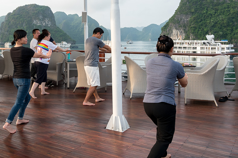 朝一番の太極拳