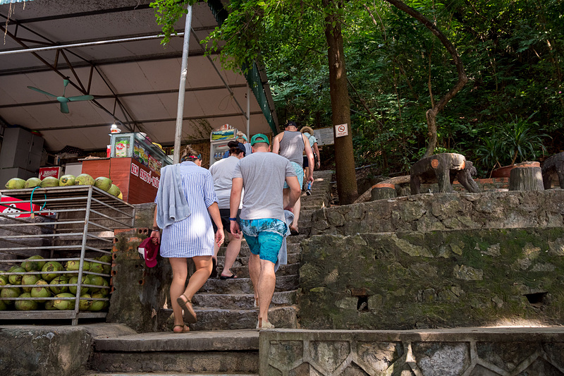 400段を超える階段を上がって展望台へ