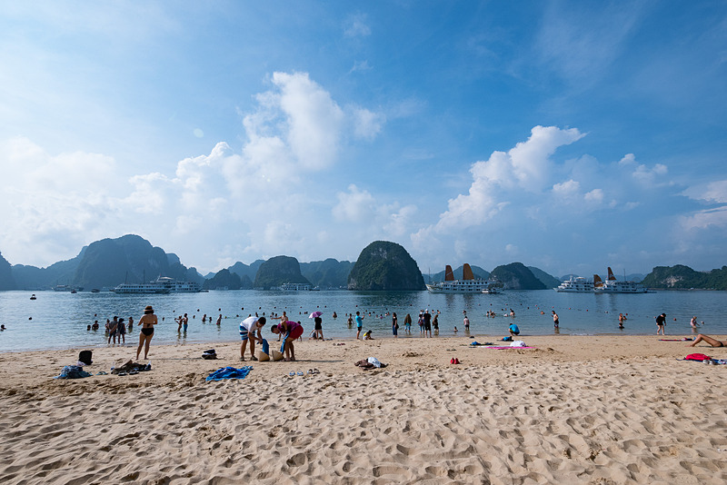 ビーチでのんびりと過ごすこともできる