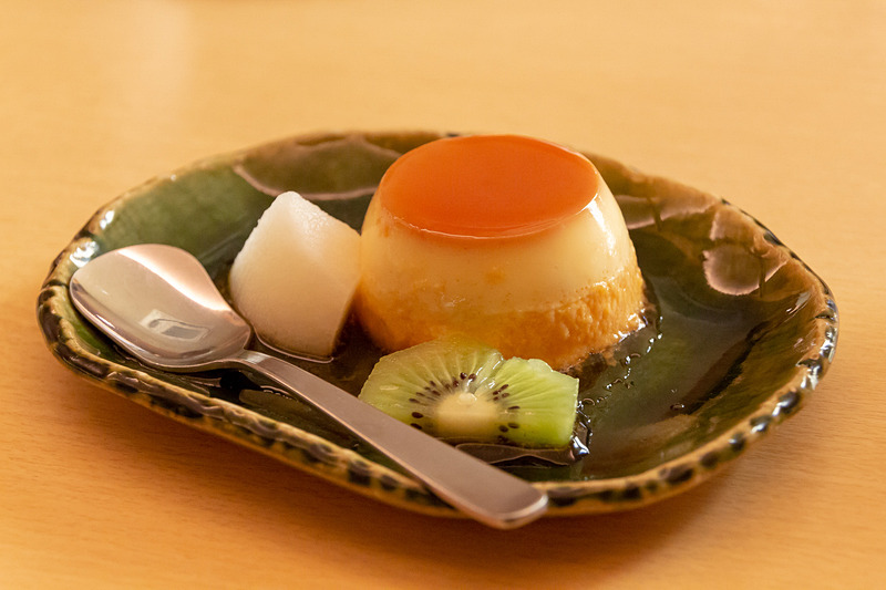 デザートは南瓜プリン