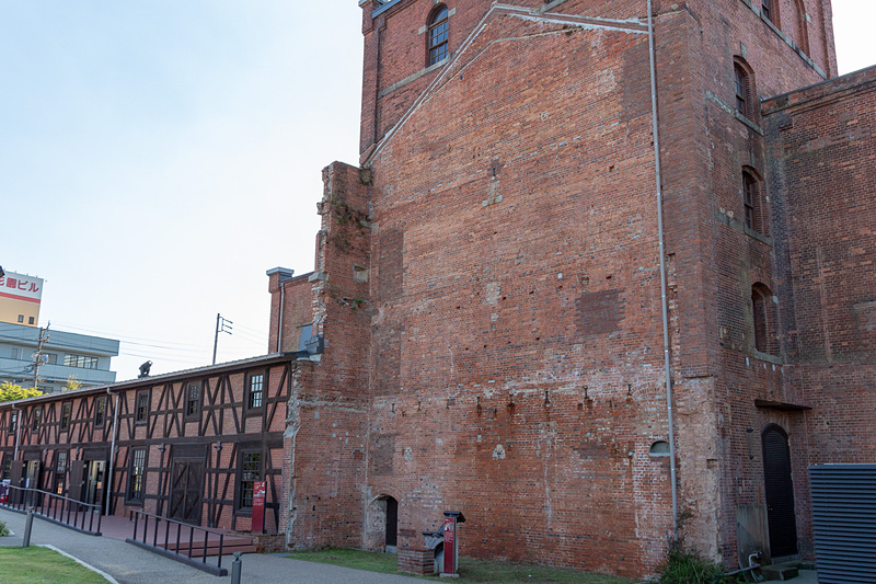 明治に建設された半田赤レンガ建物。レンガ建物として当時では5本の指に入る規模の大きさだった