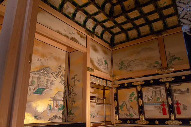 極め付きは徳川家光の上洛に合わせて増築された上洛殿。将軍用であるため本丸御殿のなかでも一番格式の高い場所になる