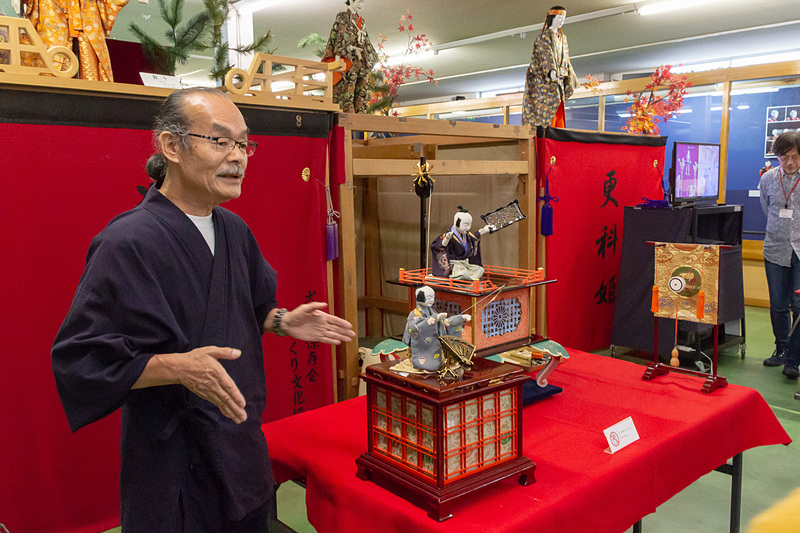 多くのからくり人形を復元させた九代玉屋庄兵衛氏