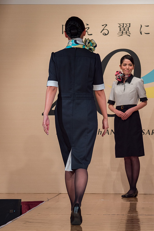 CAの女性/ワンピーススタイル（ネイビー）