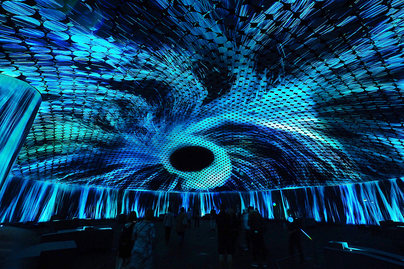 日本のチームラボによる展覧会「Massless」