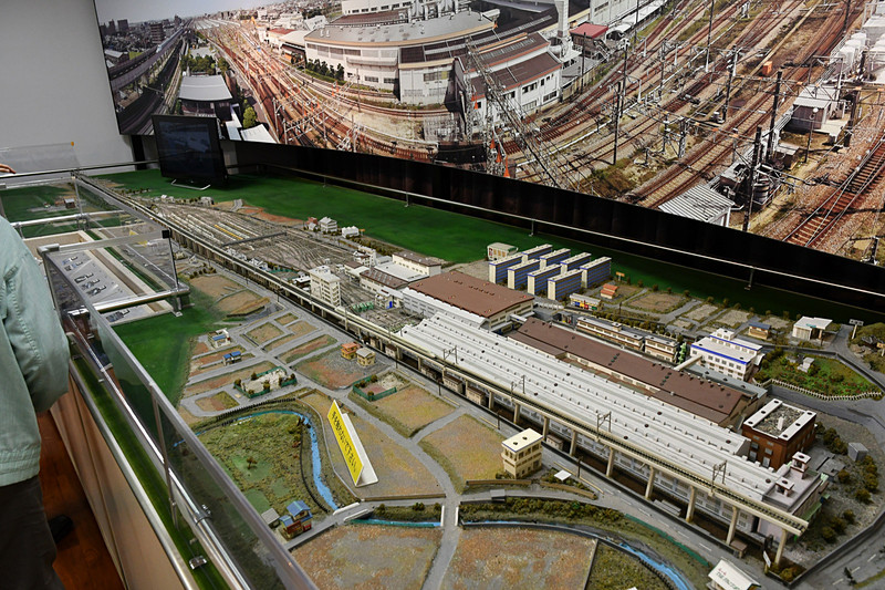 博多総合車両所のジオラマ