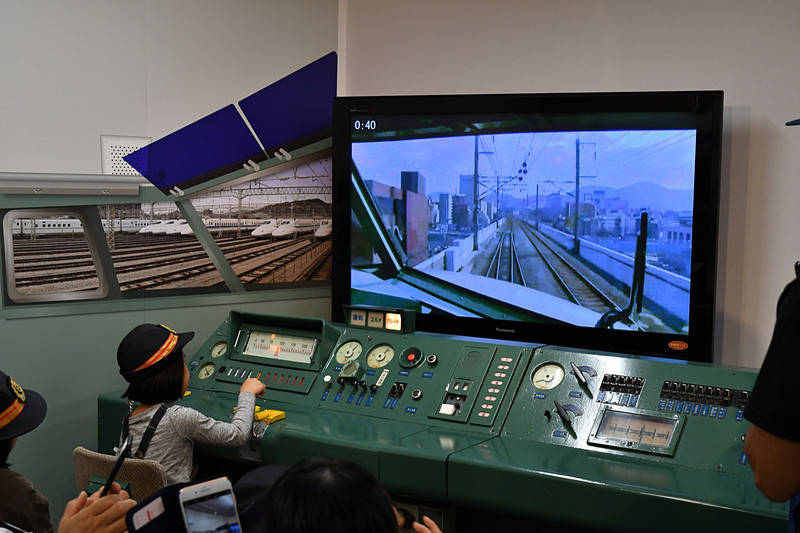 0系新幹線の運転シミュレータ