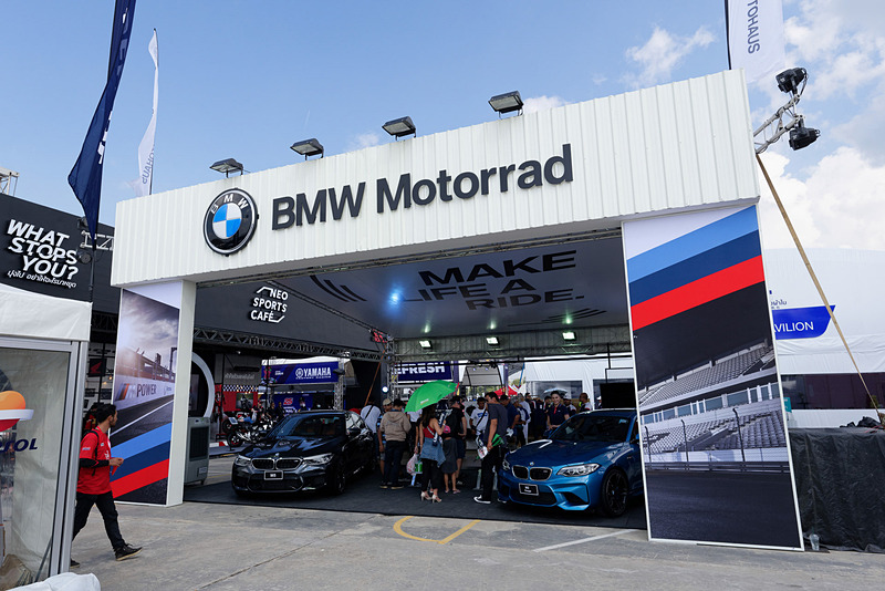 BMW Motorradのブース